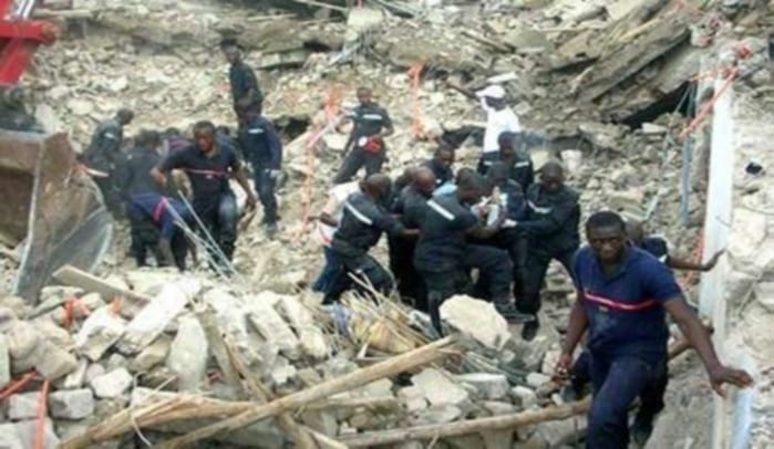 Pikine: Un effondrement d’un immeuble fait un mort